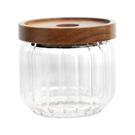 ARTBAR Condiment Jars and Wooden Lids 390ml (24 Pack)