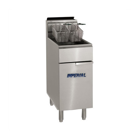 Imperial IFS-40 Free Standing Natural Gas Tube Fryer 31kW