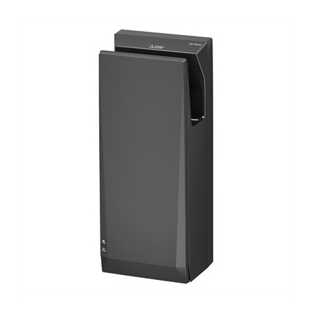Mitsubishi Wave i01 Jet Towel Slim Heated Hand Dryer Black