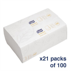 Tork Xpress Extra Soft Multifold Hand Towels White H2 (21 Pack)