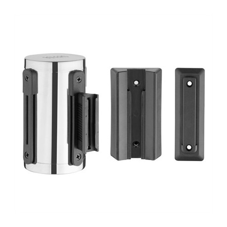 Bolero Wall Mounted Barrier Strap Black 3m