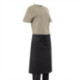 Southside Cotton Canvas Bistro Apron Black