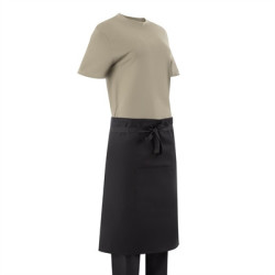Southside Cotton Canvas Bistro Apron Black