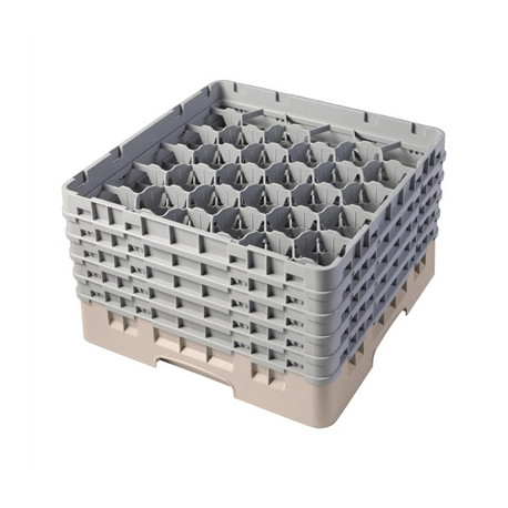Cambro Camrack Beige 30 Compartments Max Glass Height 257mm