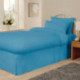 Mitre Essentials Spectrum Flat Sheet Turquoise Single