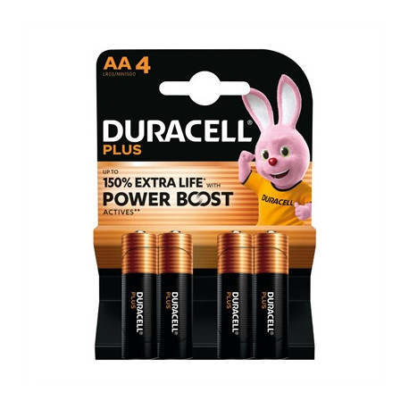 DuracellPlus AA Batteries (4 Pack)