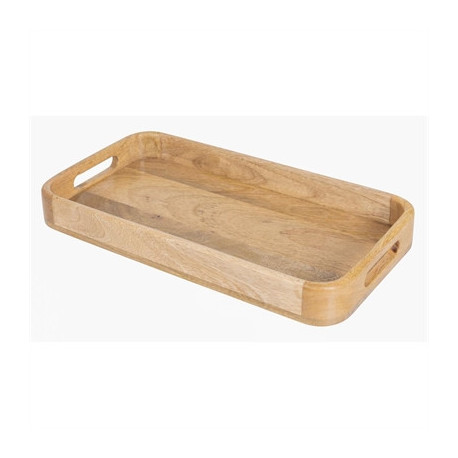 Olympia Mango Wood Rectangular Deep Sided Tray 430x230mm