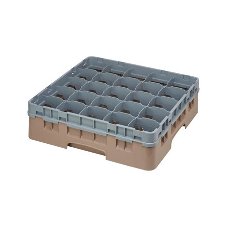 Cambro Camrack Beige 25 Compartments Max Glass Height 114mm