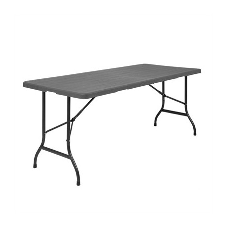 Bolero Wood-Effect Rectangular Centre Folding Table 6ft