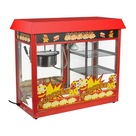 Haxro HX8872 Popcorn Machine with 2 Shelves