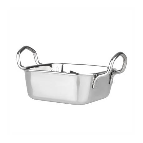 Olympia Table Presentation Square Dish Stainless Steel 115x115mm