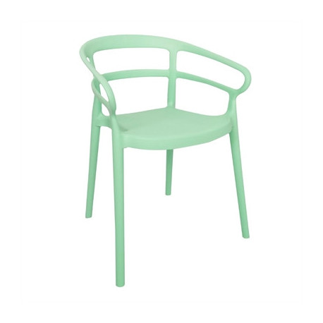 Bolero Mateo Café Chairs Mint Green (2 Pack)
