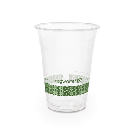 Vegware Compostable PLA Cold Cup 96-Series 16oz (1000 Pack)