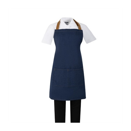 Southside Denim Short Bib Apron Blue