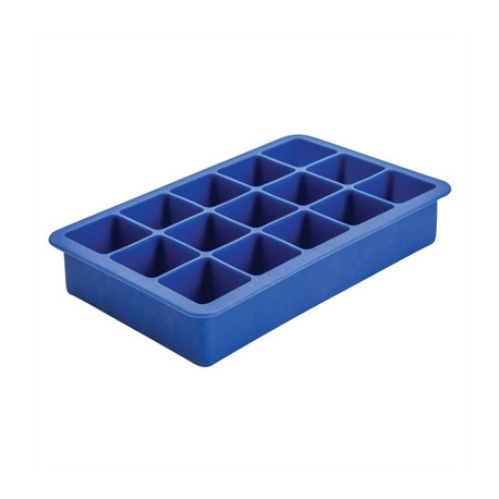 Beaumont 15 Cavity Silicone Ice Cube Mould Blue
