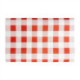 Fiesta Compostable Red Gingham Greaseproof Sheets 310x190mm (200 Pack)