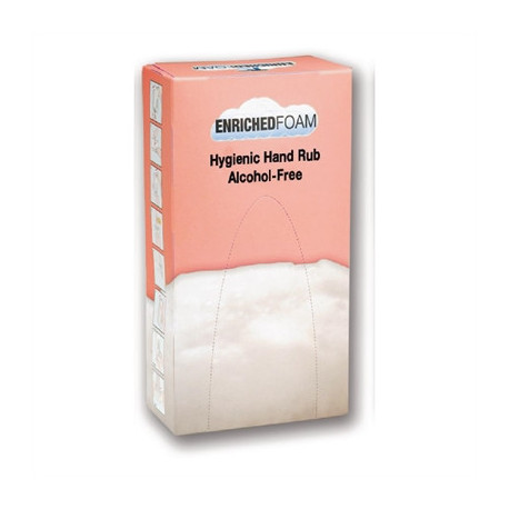 Rubbermaid Manual Unperfumed Foam Alcohol-Free Hand Sanitiser 800ml (6 Pack)