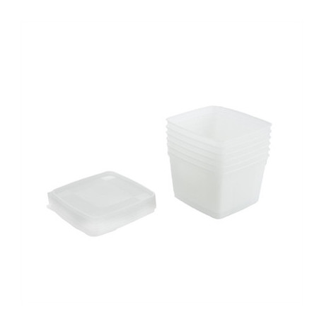 Matfer Bourgeat Soft Modulus Flexible Food Storage Container Box 1.5Ltr (6 Pack)