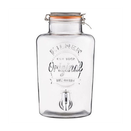 Kilner Clip Top Round Drinks Dispenser 8000ml
