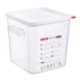 Araven Squared Transparent Polypropylene Container with Lid 8Ltr