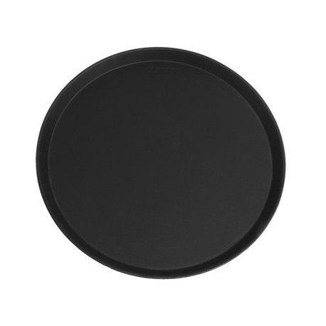 Cambro Camtread Fibreglass Round Non-Slip Tray Black 405mm