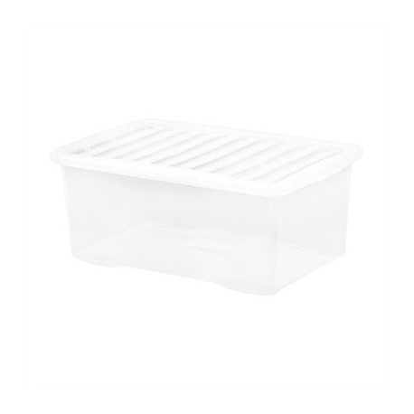 Wham Crystal Storage Box and Lid 45Ltr