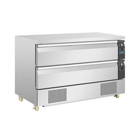 Polar U-Series Double Drawer Dual Temperature Counter Fridge Freezer 6xGN