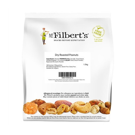 Mr Filbert's Dry Roasted Peanuts 1.5kg