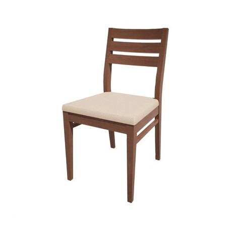 Bolero Bespoke Marty A Side Chair in Cream Walnut