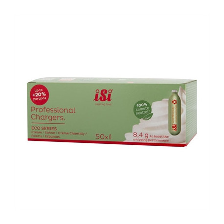 ISI Professional ECO Series Cream Whipper Charger Bulbs 8.4g ( 50 Pack)