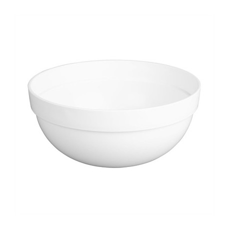 Nisbets Essentials Polypropylene White Mixing Bowl 3Ltr