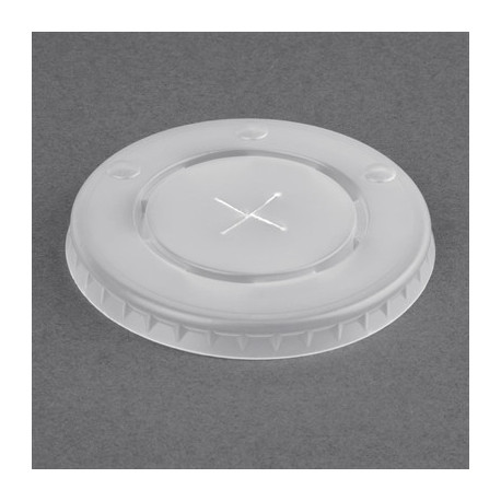 Fiesta Recyclable Polystyrene Lids for 12oz Cold Paper Cups 80mm (1000 Pack)