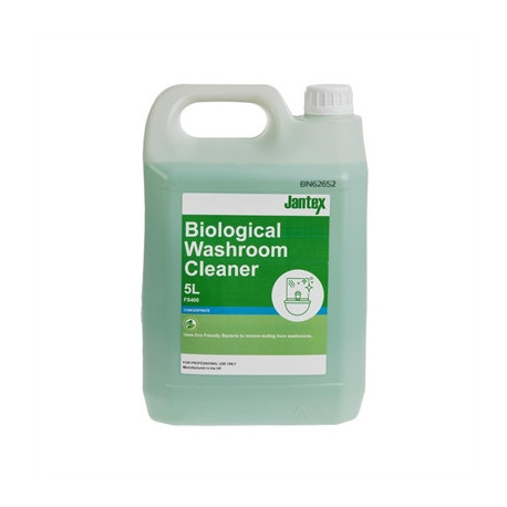 Jantex Green Biological Washroom Cleaner Concentrate 5Ltr