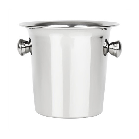Olympia Mini Fluted Ice Bucket Stainless Steel
