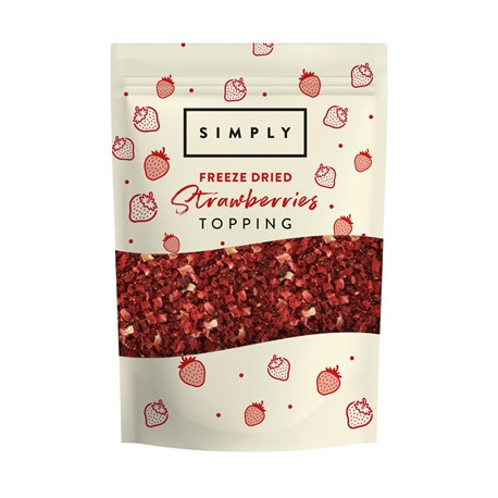 Simply Freeze Dried Strawberry Topping 130g