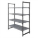 Cambro Camshelving Basics Plus 4 Tier Shelving Starter Unit 1830 x 1375 x 610mm