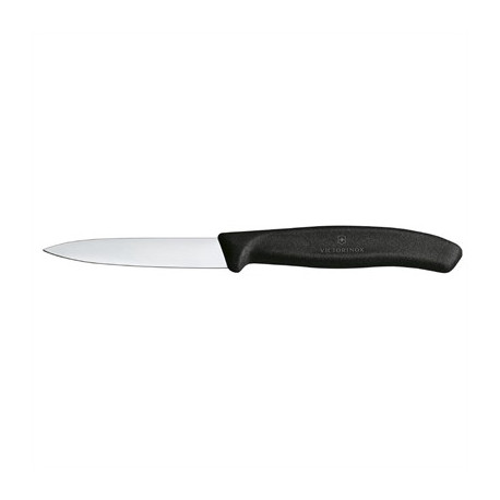 Victorinox Swiss Classic Paring Knife Straight Pointed Black 19cm ( 2 Pack)