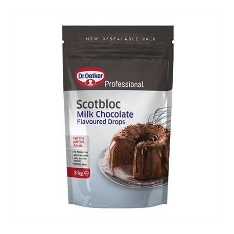Dr Oetker Scotbloc Milk Chocolate Flavoured Drops 3kg