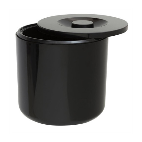 Beaumont Insulated Round Ice Bucket Black