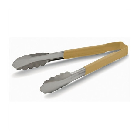 Vollrath Tan Utility Grip Kool Touch Tong 9"
