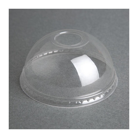 Fiesta Compostable PLA Cold Cup Domed Lids 12oz / 16oz / 20oz (1000 Pack)