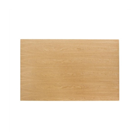 Bolero Pre-drilled Rectangular Table Top Natural Ash Veneer 1100 x 700mm