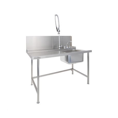 Classeq Right Hand Long Inlet Table 1500mm
