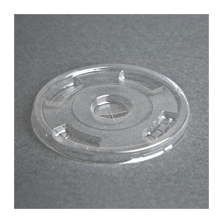 Fiesta Compostable PLA Cold Cup Flat Lids 12oz / 16oz / 20oz (1000 Pack)