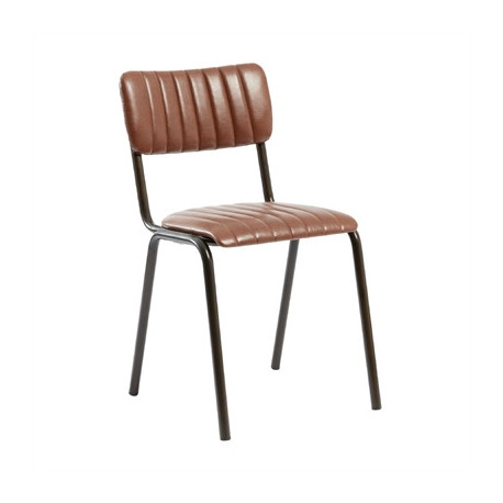 Tavo Stacking Side Chairs Vintage Tan (2 Pack)