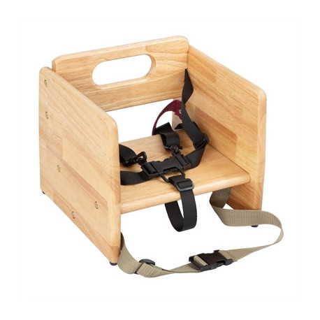 Bolero Booster Seat Natural Wood