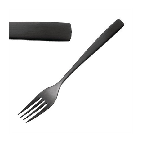 Comas BCN Black Table Forks (12 Pack)