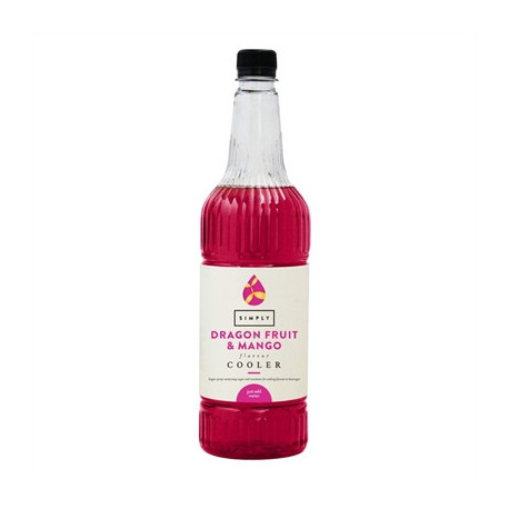 Simply Dragon Fruit & Mango Cooler Syrup 1Ltr