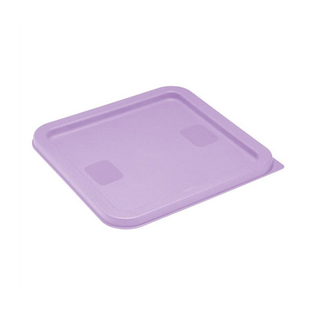 Hygiplas Square Food Storage Container Lid Purple Medium
