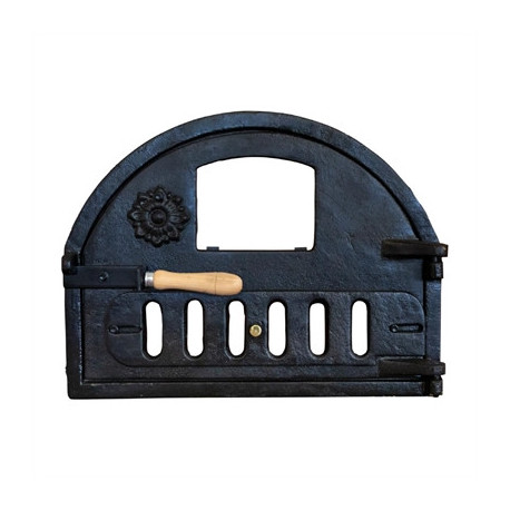 Fuego Cast Iron Door With Glass Window